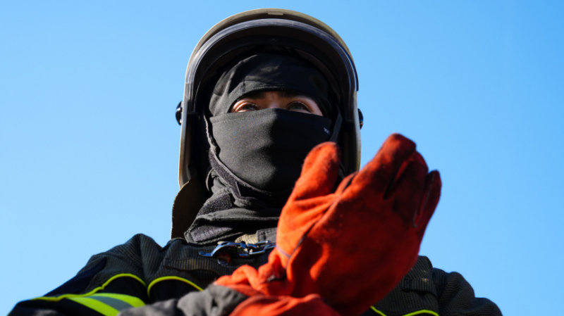 В Пятигорске ликвидировали пожар на АЗС